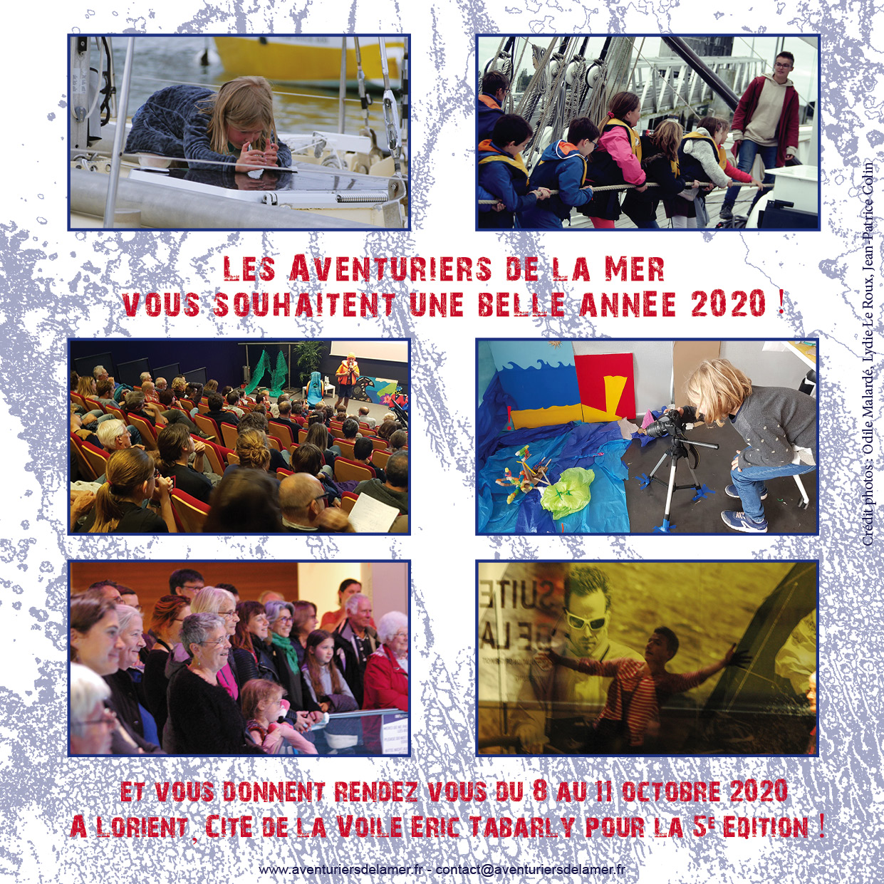 carte voeux 2020 Aventuriers Mer
